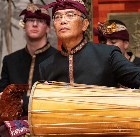 College Professor I Made Lasmawan Spreads the Art of Indonesian Music