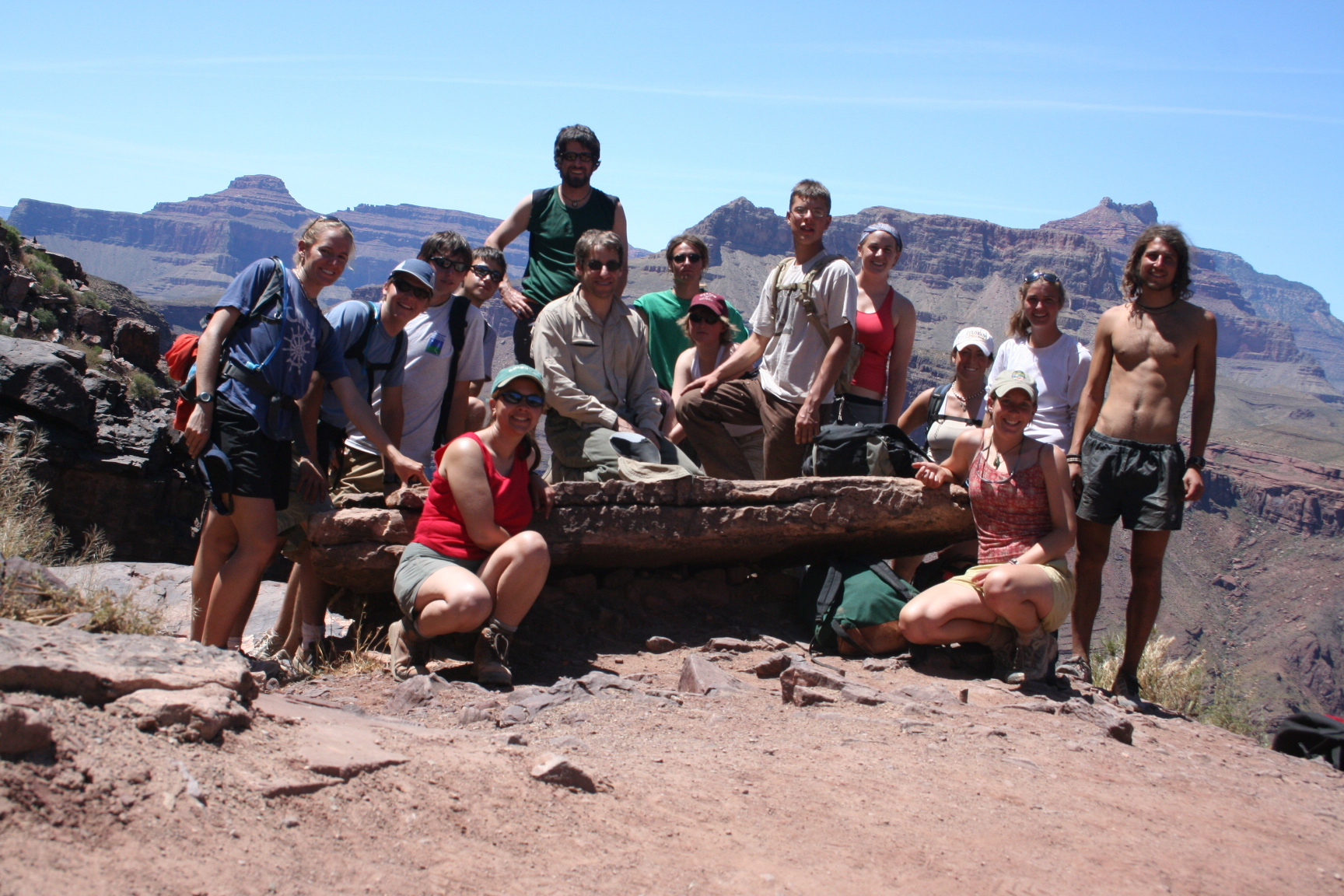 Geology Professor Paul Myrow took his 2003 Introduction to Earth Systems class on different field trips to give them hands-on learning opportunities. Photo taken in 2003 provided by Myrow.