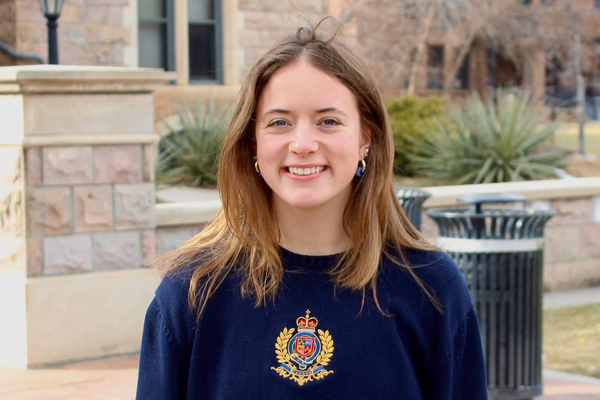 Fulbright semifinalist Brett LeVan '26, Study Award for University of Roehampton in Dance, United Kingdom. Photo provided by LeVan