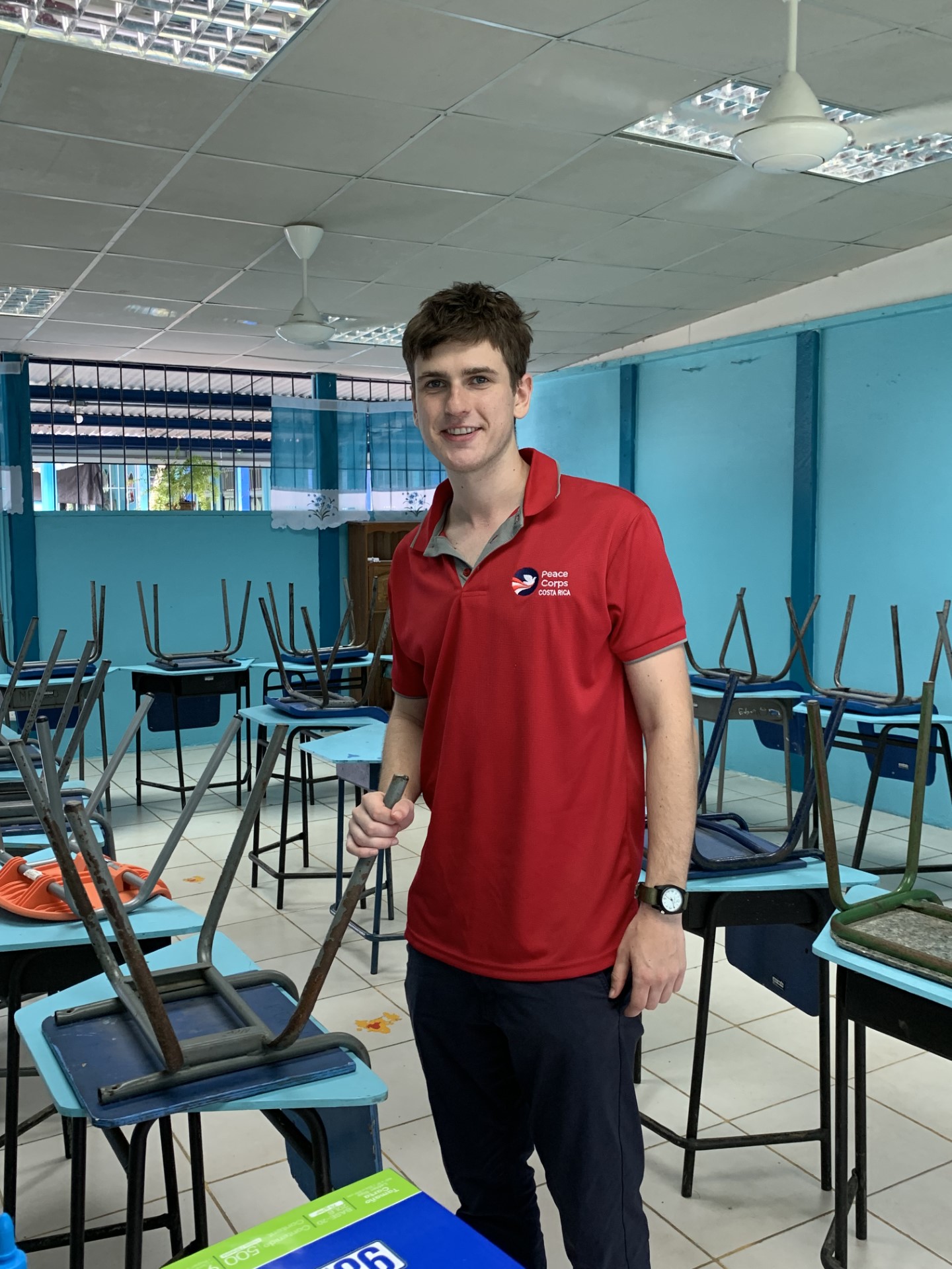 Charles Hall '22 worked as a Teaching English as a Foreign Language (TEFL) Peace Corps volunteer in southern Costa Rica from March 2023 through December 2024. Photo provided by Hall.