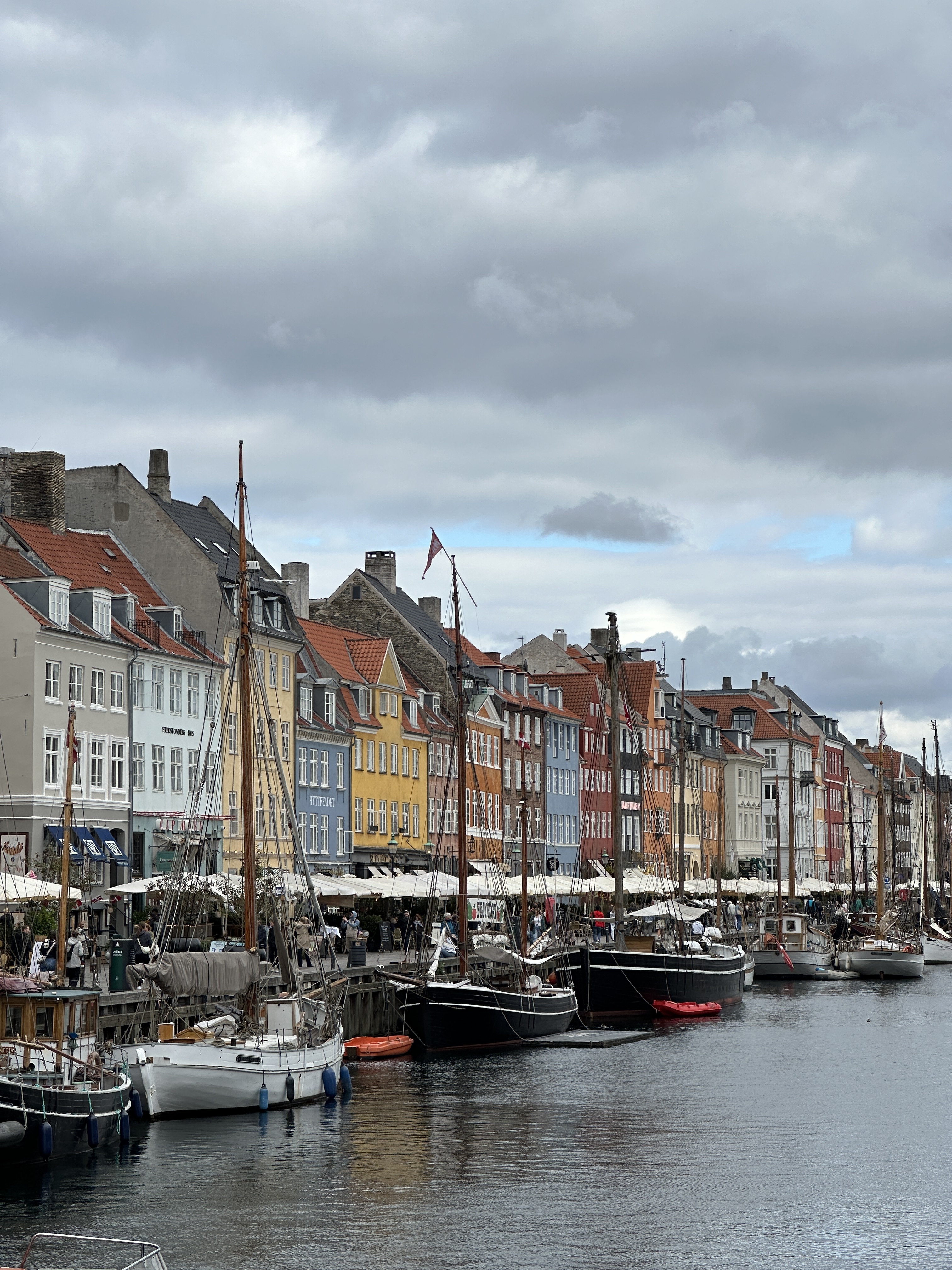 Chris Gruschow '26 visits Nyhavn, the entertainment district in Copenhagen, while abroad conducting research. Photo provided by Gruschow