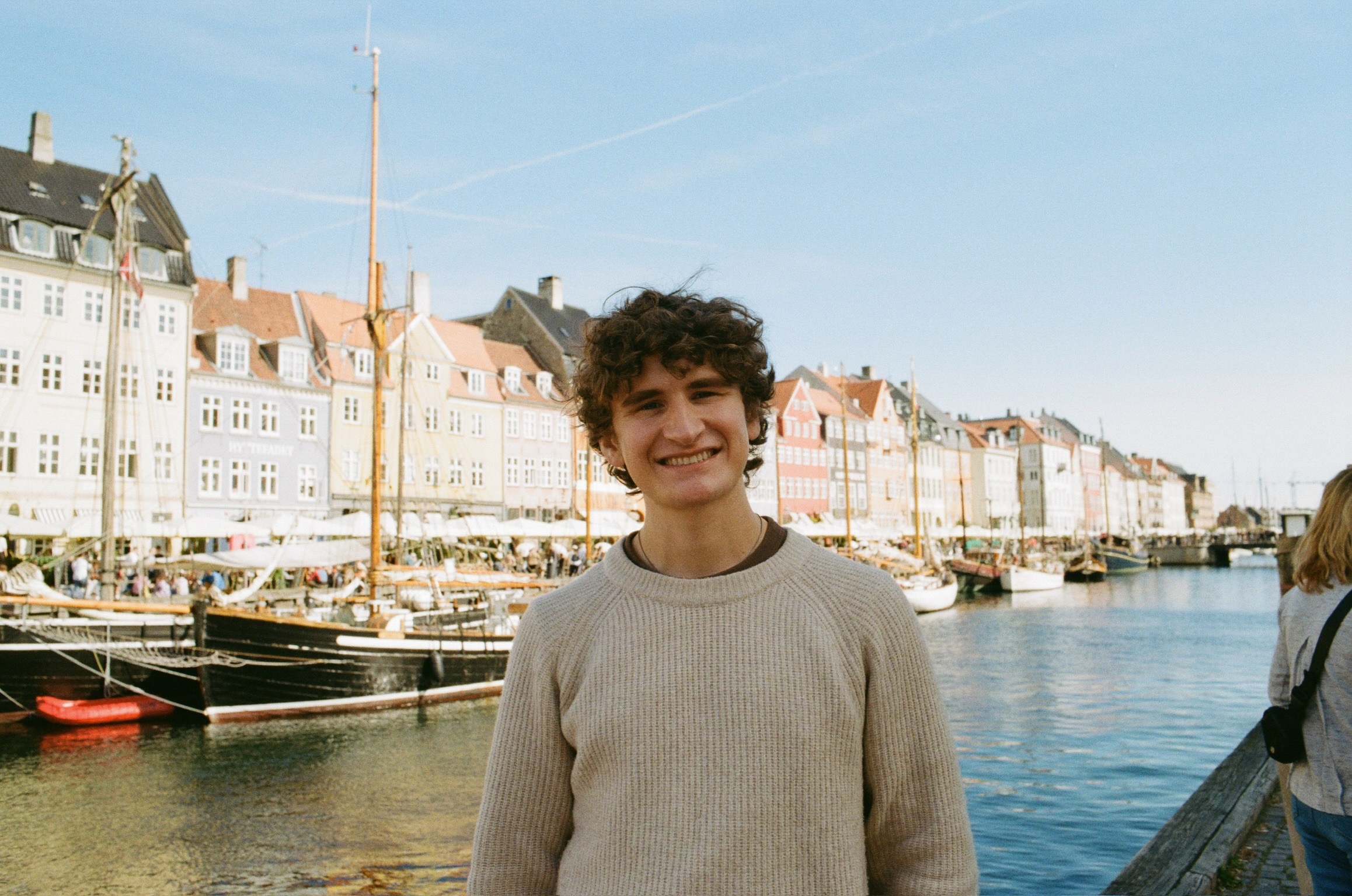 Chris Gruschow '26 earned the Award for Academic Achievement Abroad from the Forum on Education Abroad for his research on health anxiety. Photo provided by Gruschow