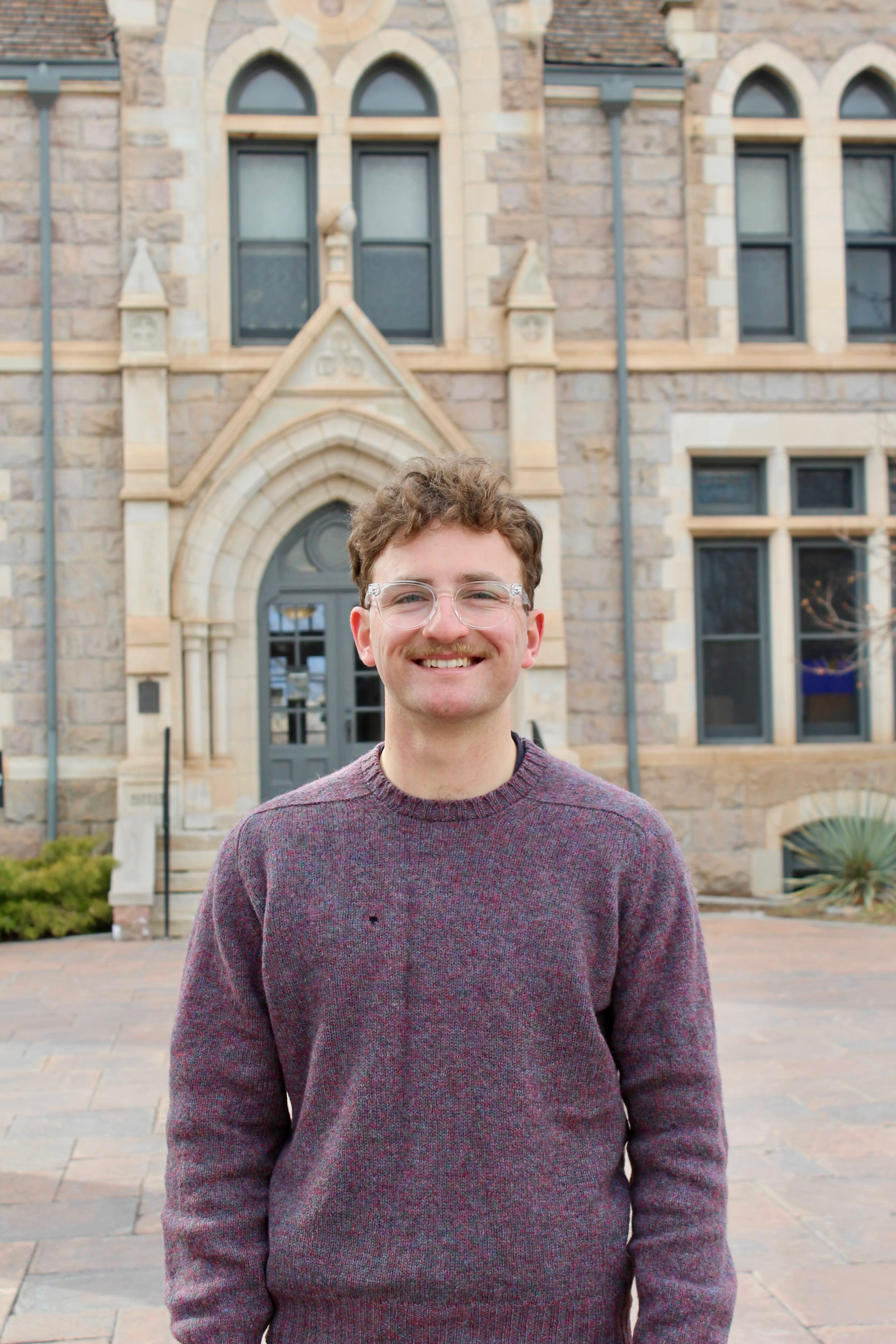 Fulbright semifinalist Felix Battle ’26, English Teaching Assistant Award, Germany. Photo provided by Battle