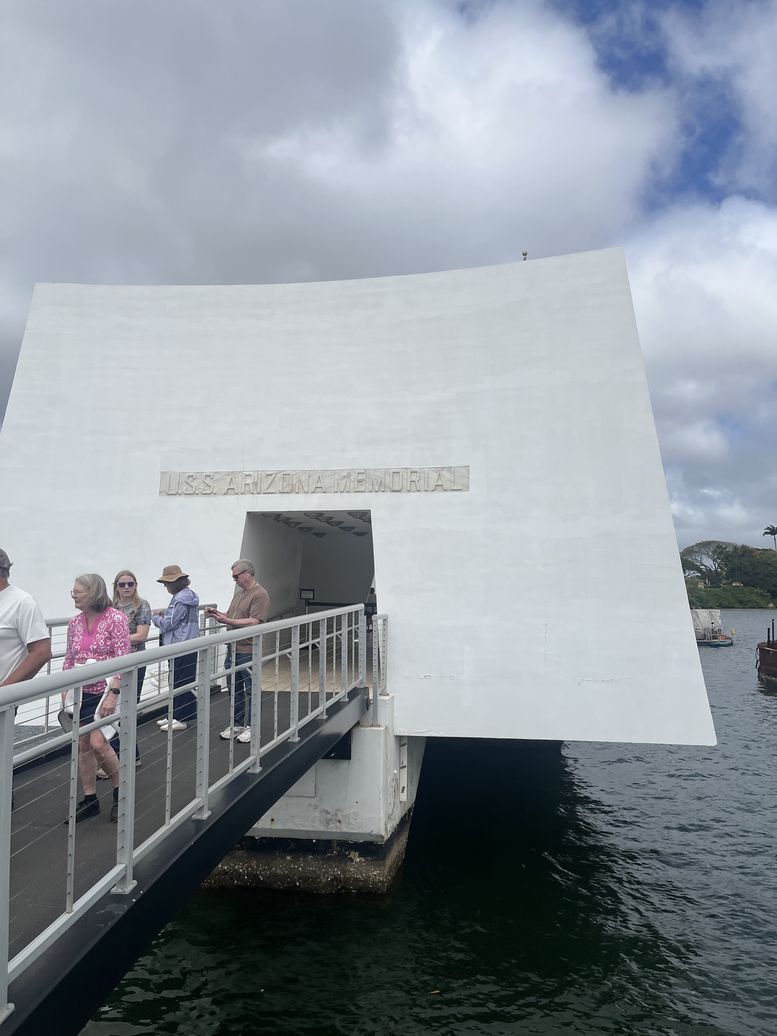 Kole Petersen '27 says visiting Pearl Harbor gave him the chance to reflect on his own positionalities and allowed him to recognize the difficulties in telling an objective history, especially about such a sensitive topic. Photo taken on February 24, 2026, and provided by Petersen.